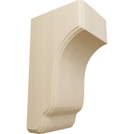 Ekena Millwork 4 3/4"W x 5 1/2"D x 10"H Capistrano Mission Corbel, Rubberwood COR04X05X10CPRW